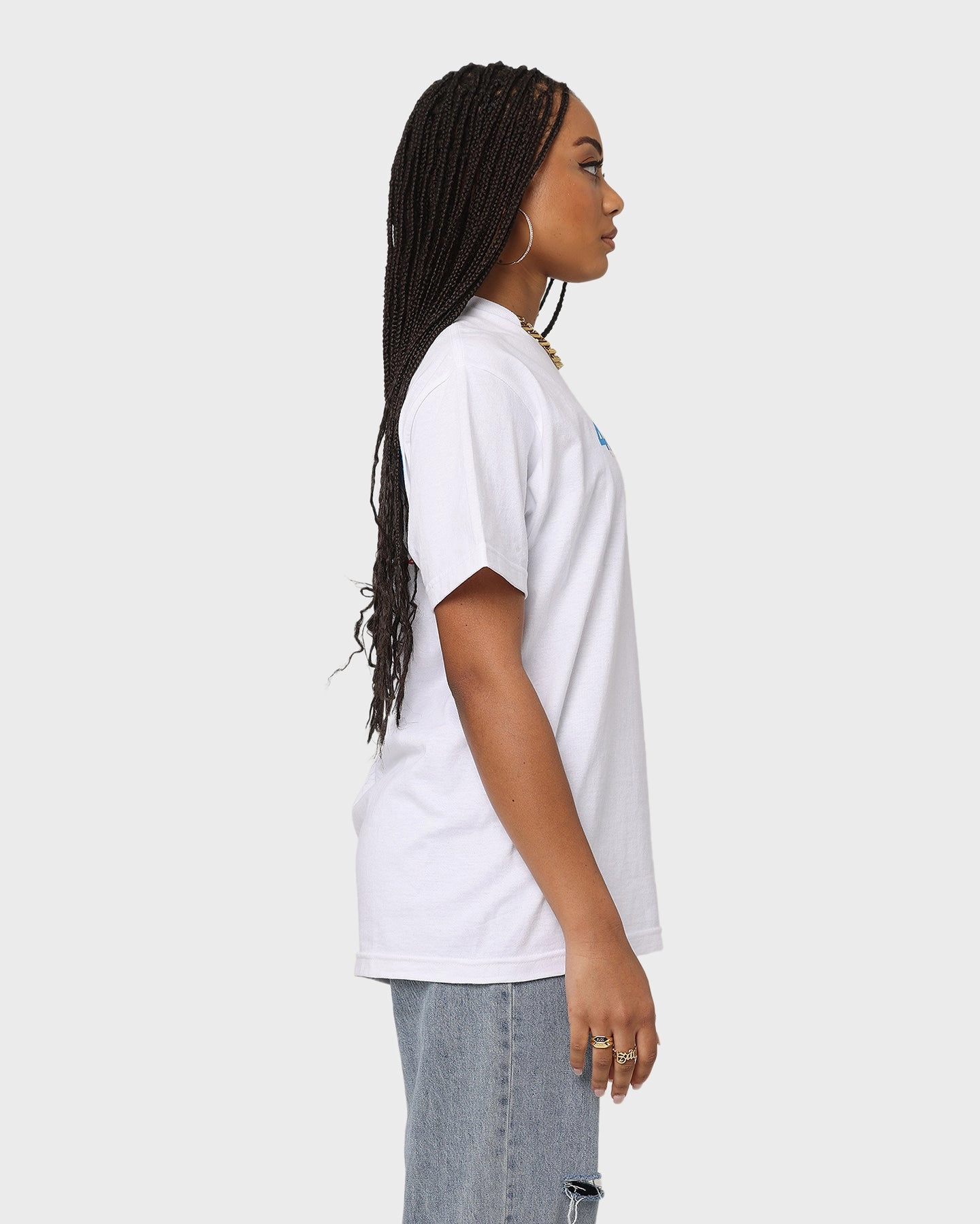 4HUNNID Never Been Short Sleeve T-Shirt White
