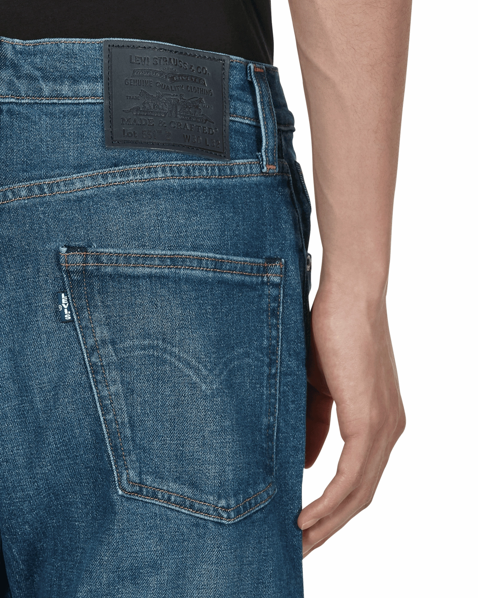 551Z Straight Fit Denim Pants Blue