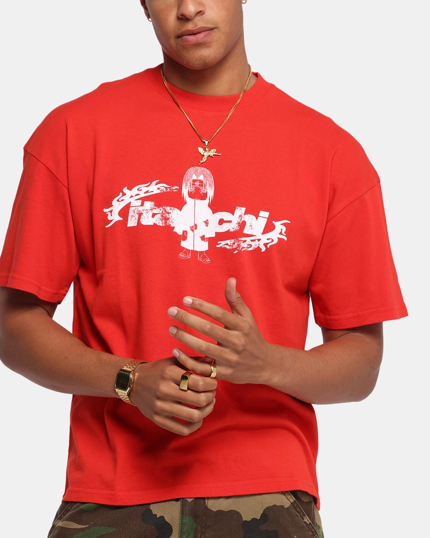 73 Studio X Naruto Chibi Itachi Vintage T-Shirt Red