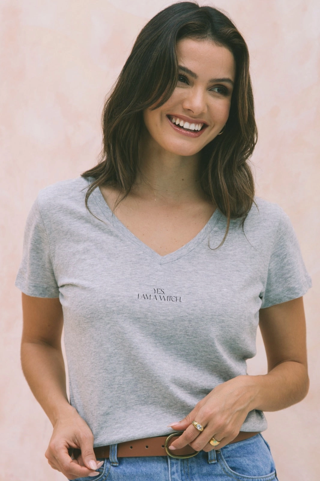 "A Witch" V Tee