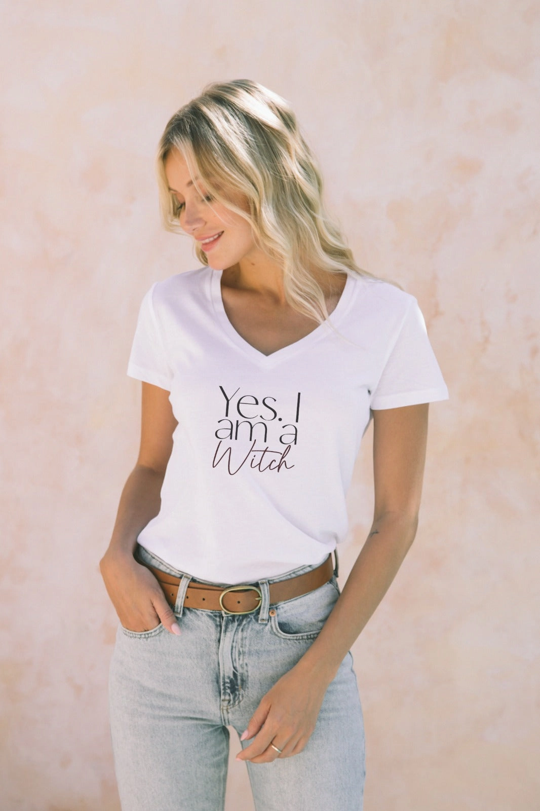 "Yes, I Am" V Tee