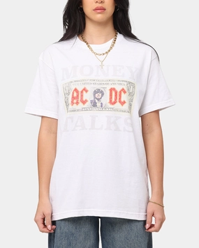AC/DC Money Talks T-Shirt Vintage White