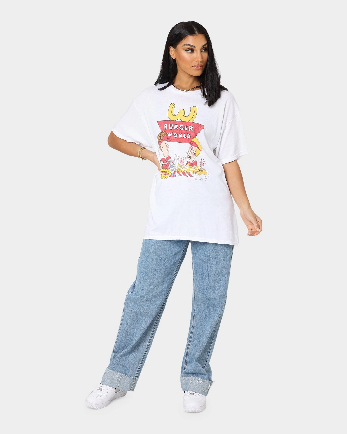 American Thrift American Thrift X Beavis & Butthead Burger World T-Shirt White