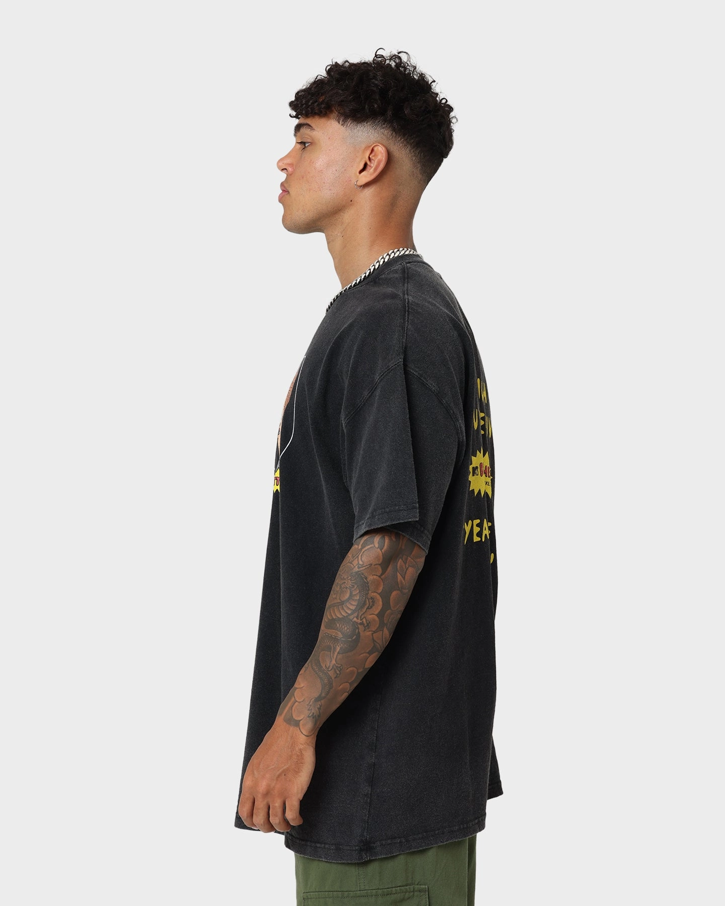 American Thrift American Thrift X Beavis & Butthead Opening Face T-Shirt Vintage Black