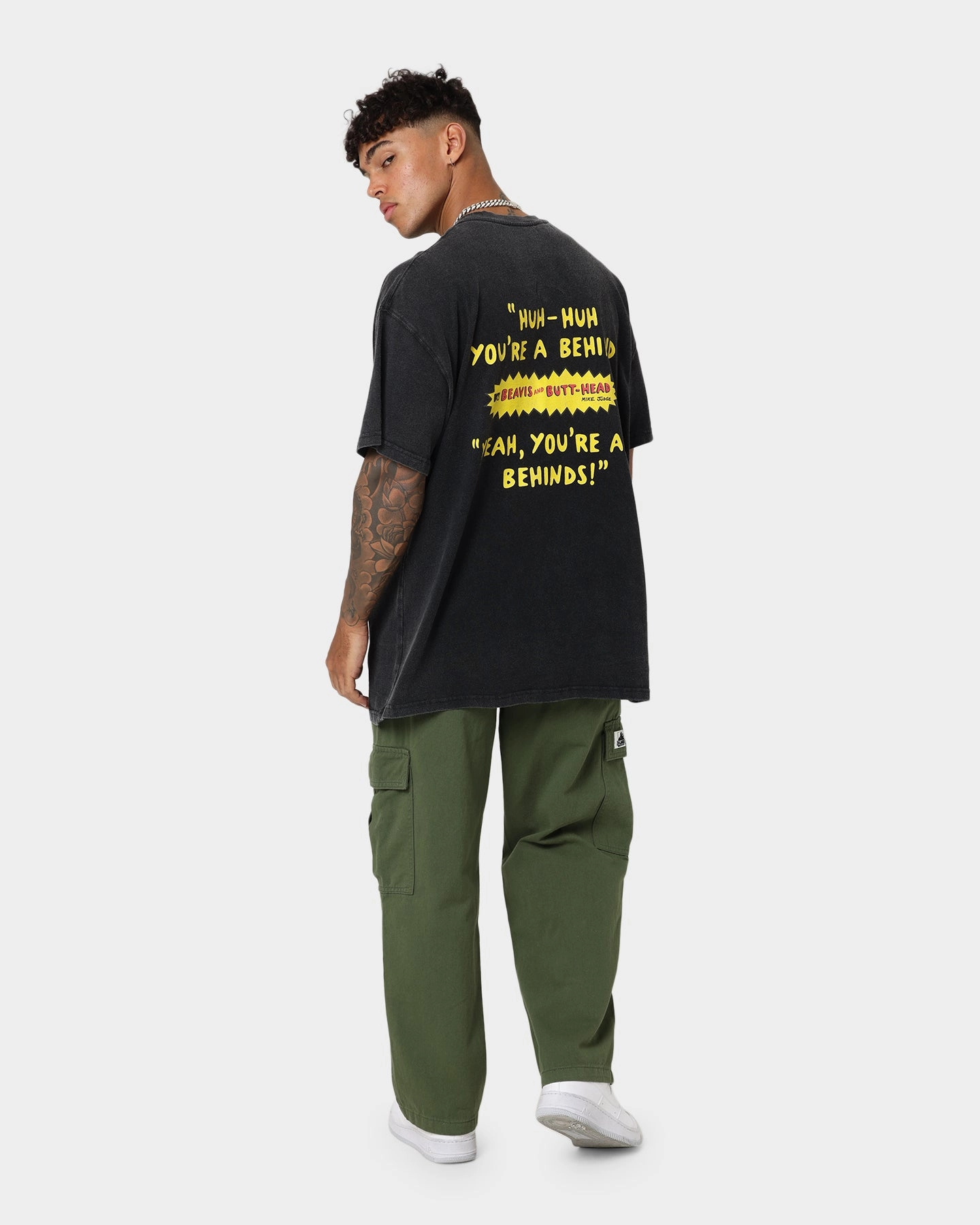 American Thrift American Thrift X Beavis & Butthead Opening Face T-Shirt Vintage Black