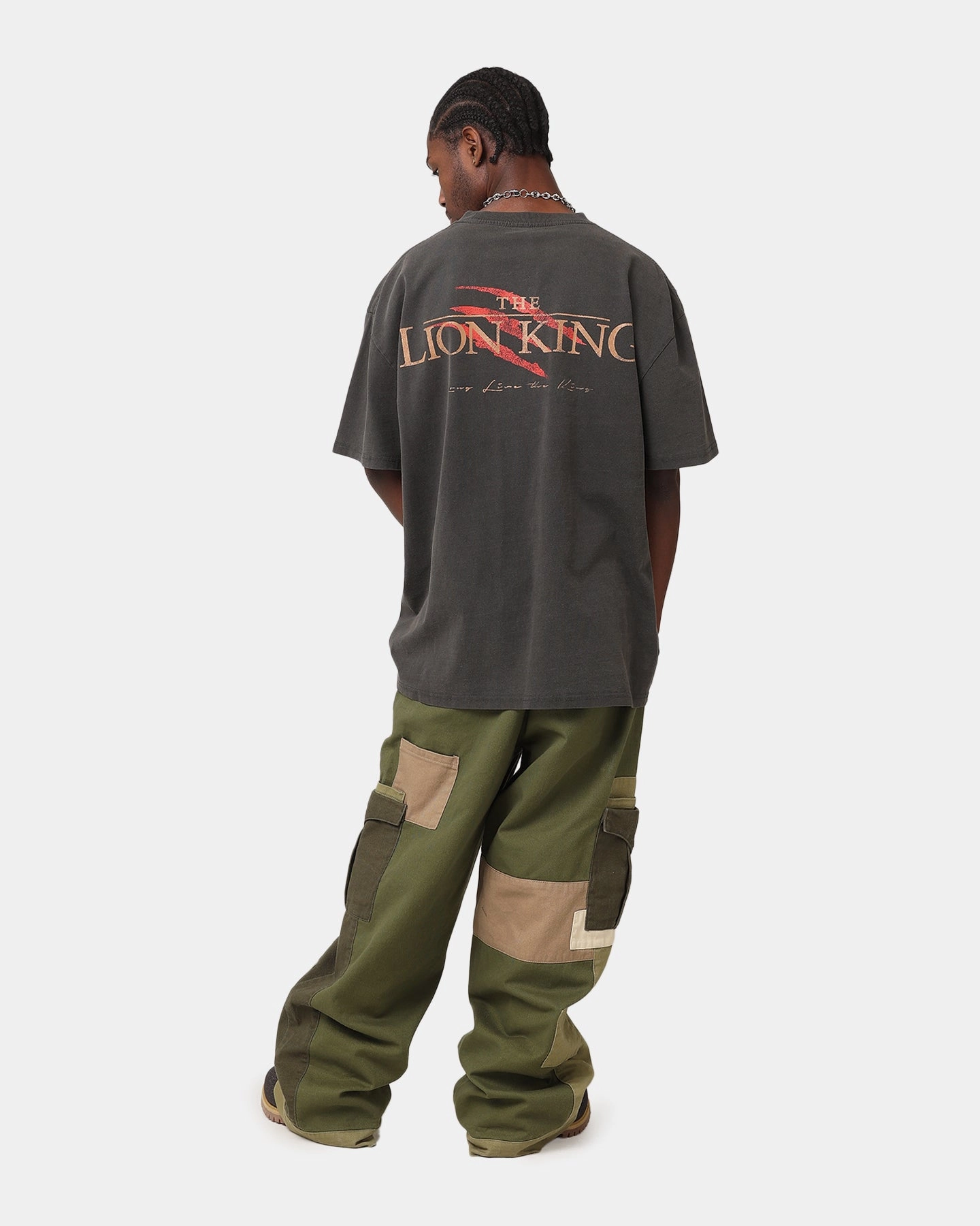 American Thrift Disney The Lion King Scar Heavy T-Shirt Black Wash