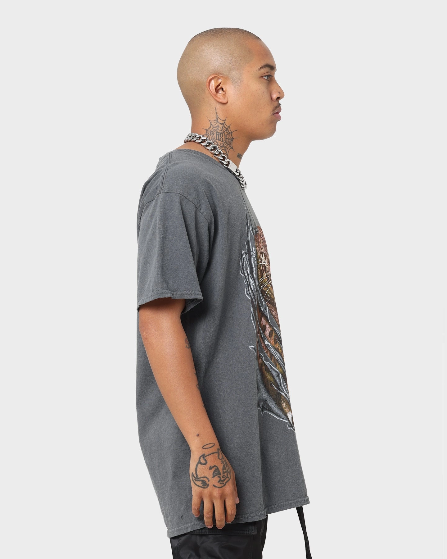 American Thrift OG Leopard T-Shirt Off Black
