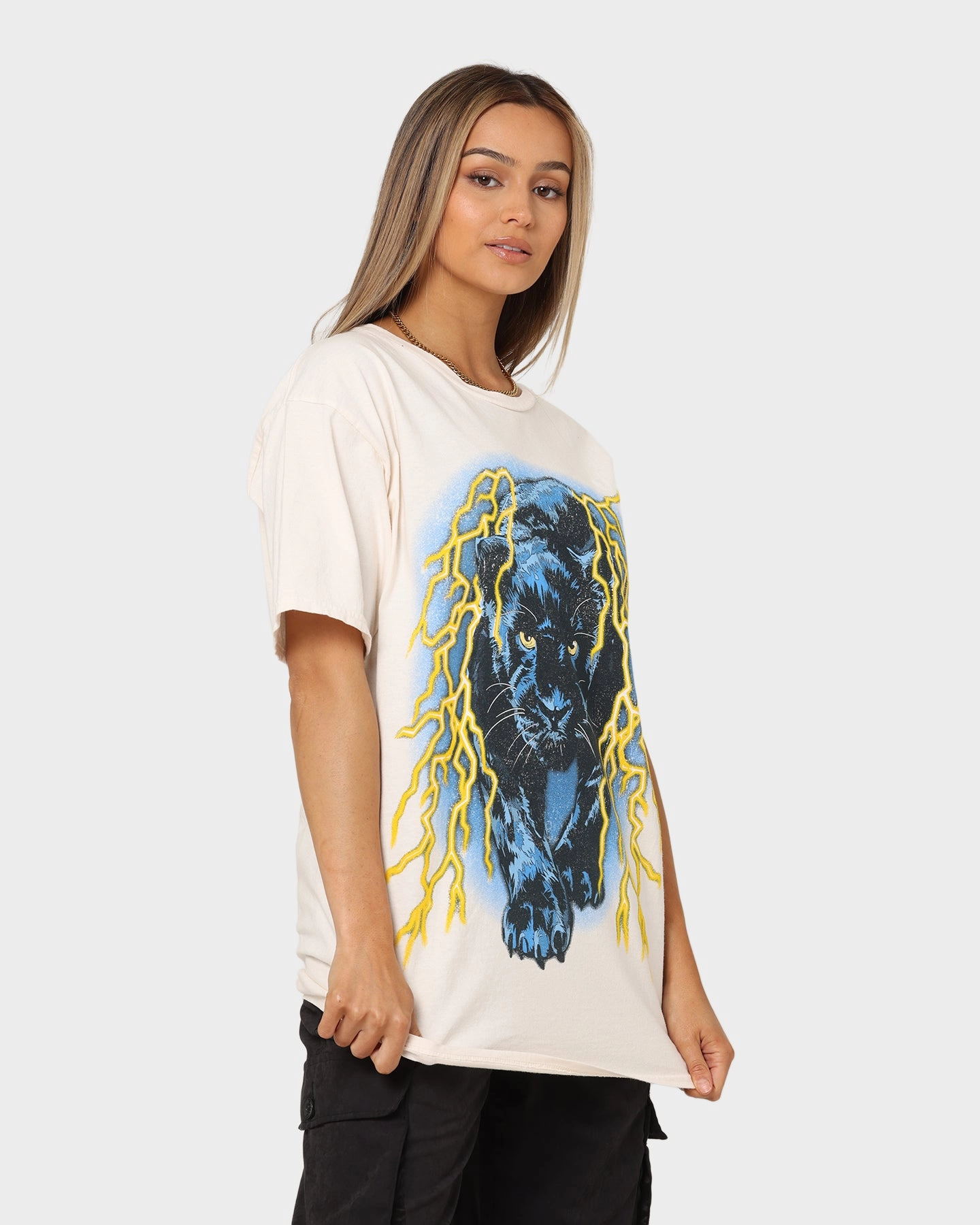 American Thrift OG Panther T-Shirt Off White