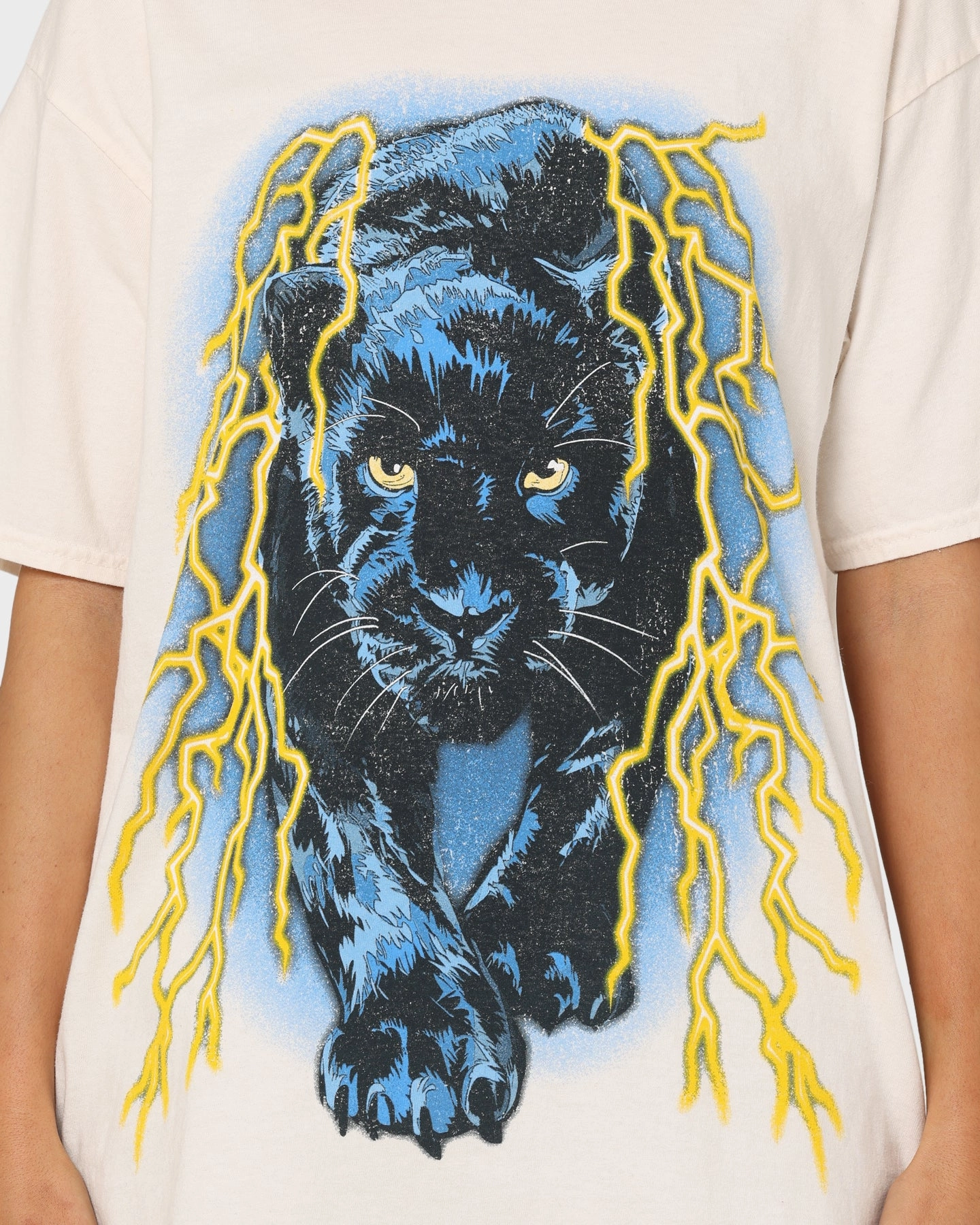 American Thrift OG Panther T-Shirt Off White