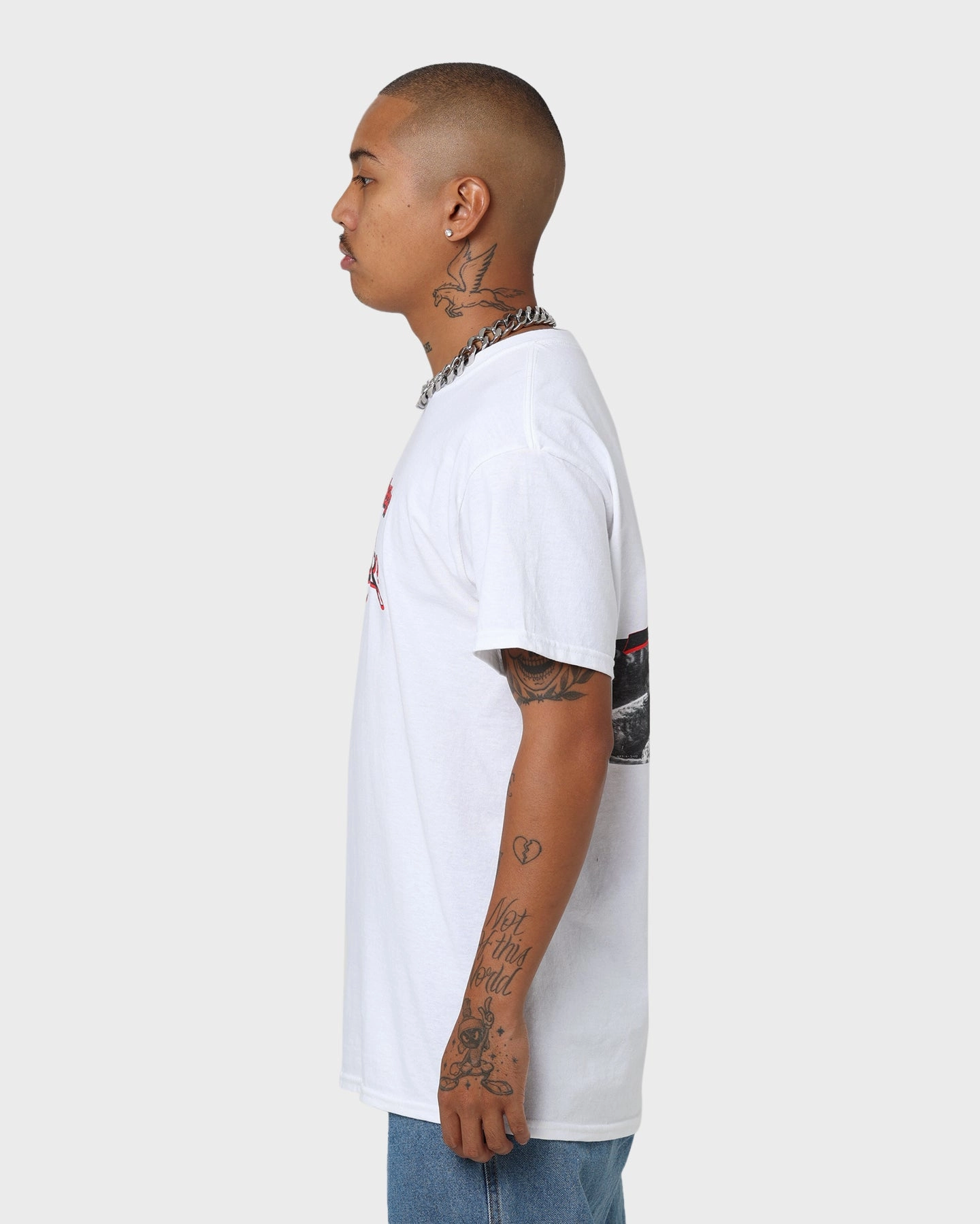 American Thrift X 420 Up In Smoke T-Shirt White
