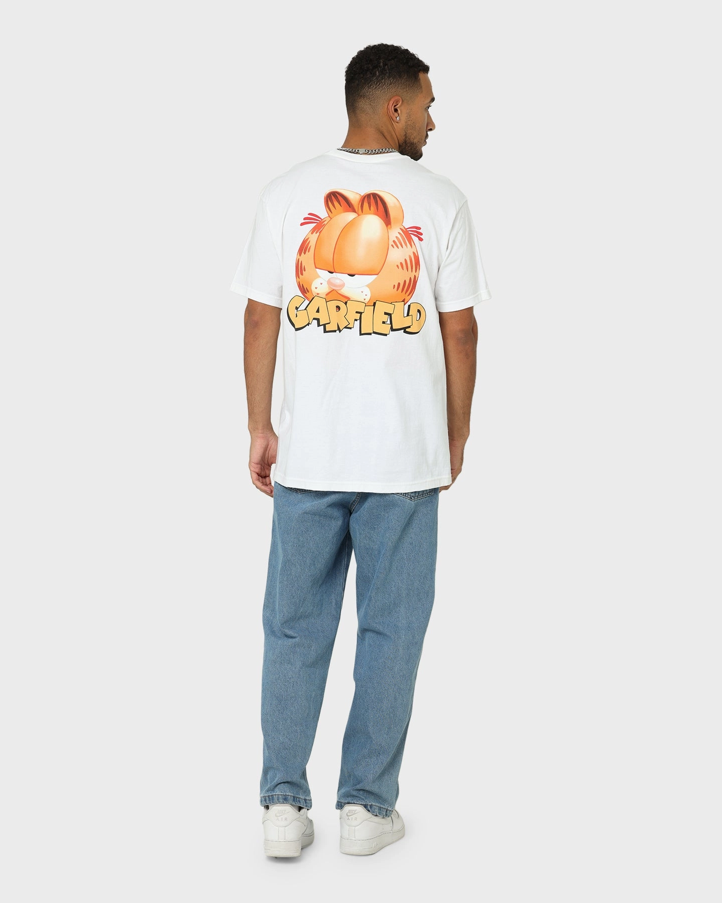American Thrift X Garfield Face T-Shirt White