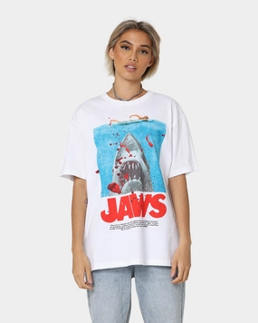 American Thrift X Jaws Jaws Poster T-Shirt White