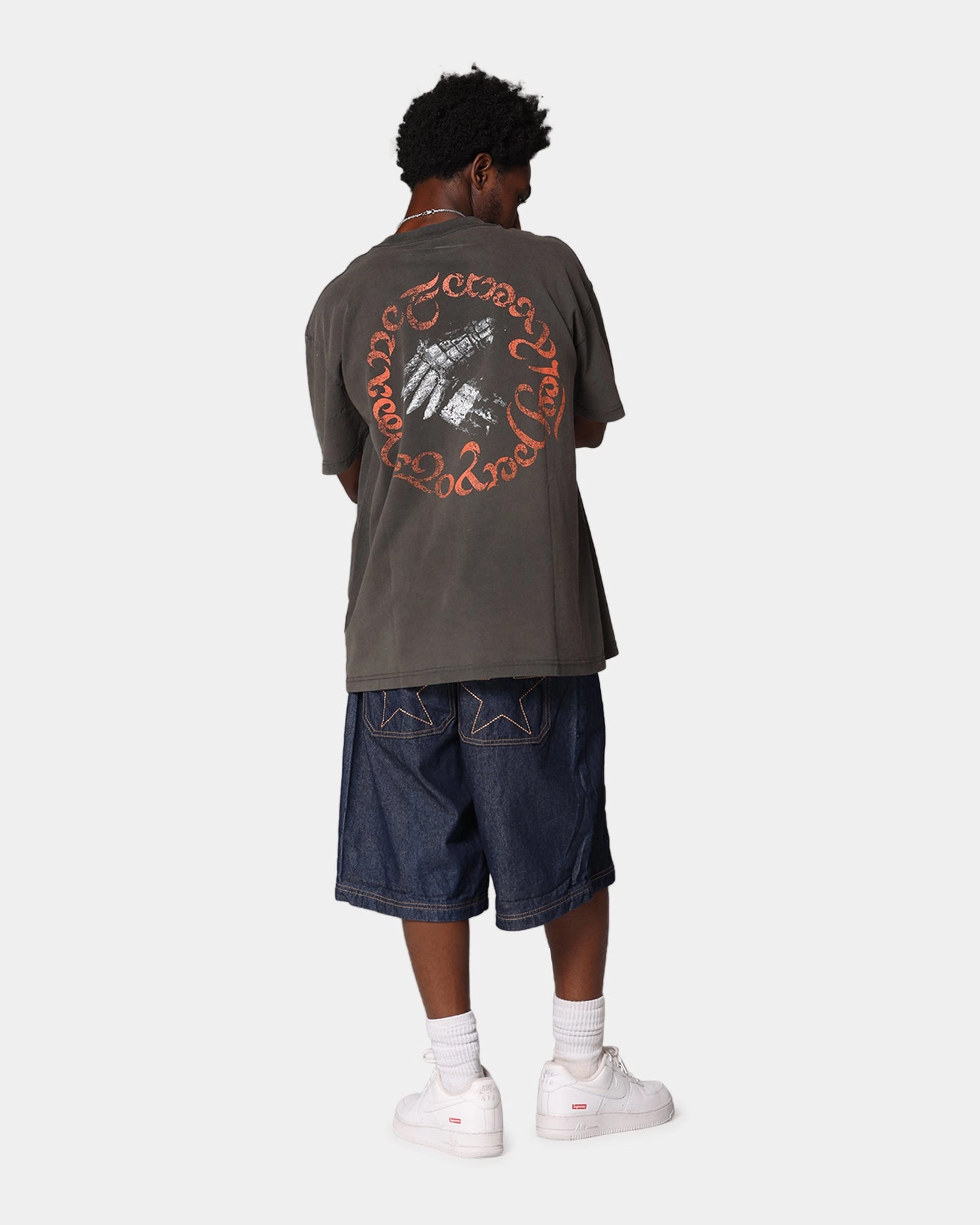American Thrift X Lord Of The Rings Fellowship Heavy T-Shirt Black Wash
