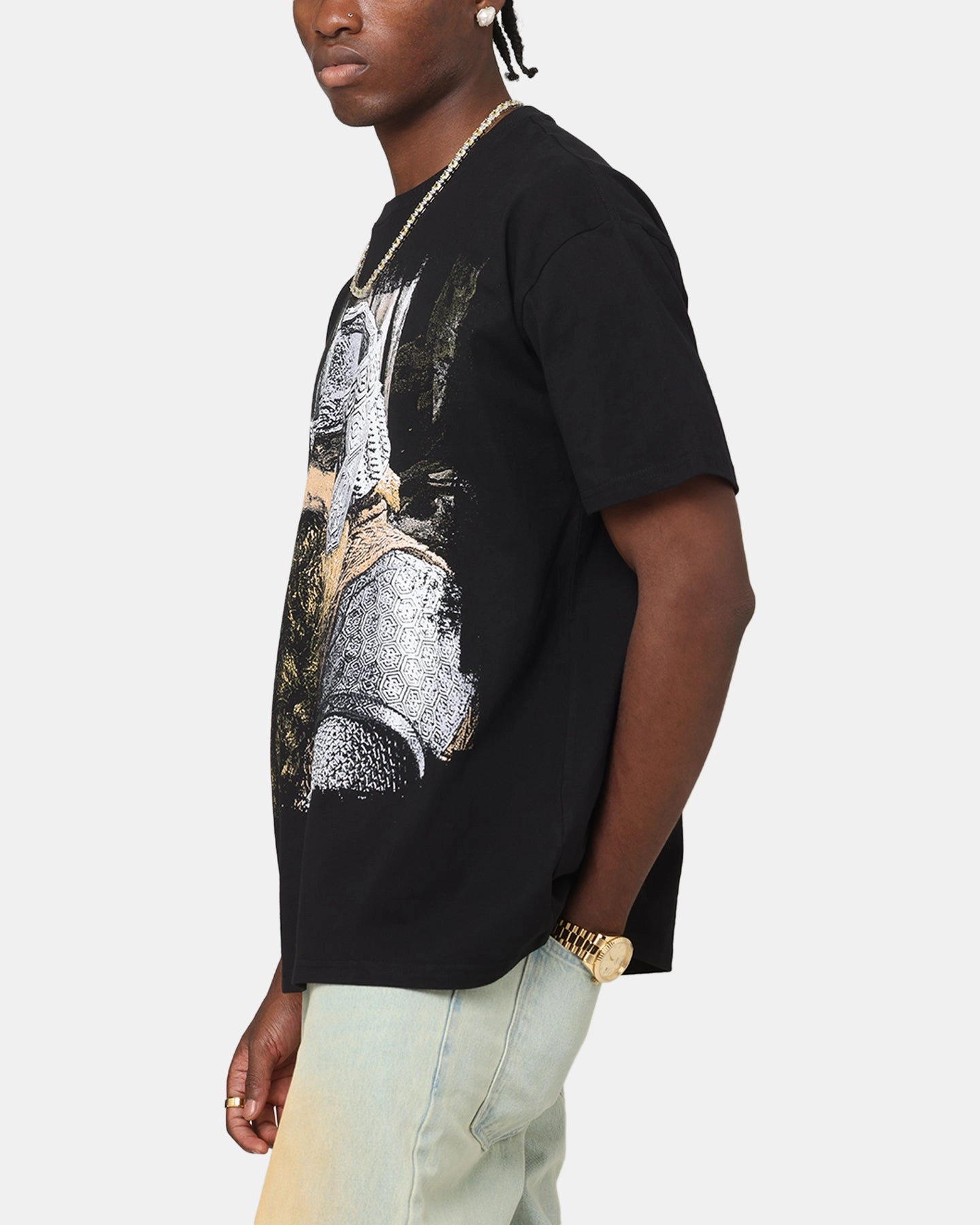 American Thrift X The Lord Of The Rings Gimli Heavy T-Shirt Black