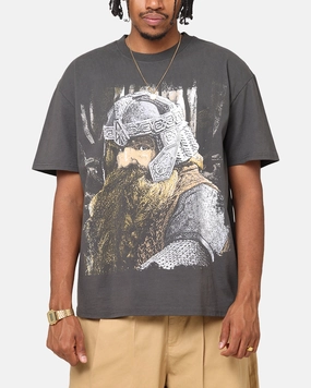 American Thrift X The Lord Of The Rings Gimli Heavy T-Shirt Black Wash