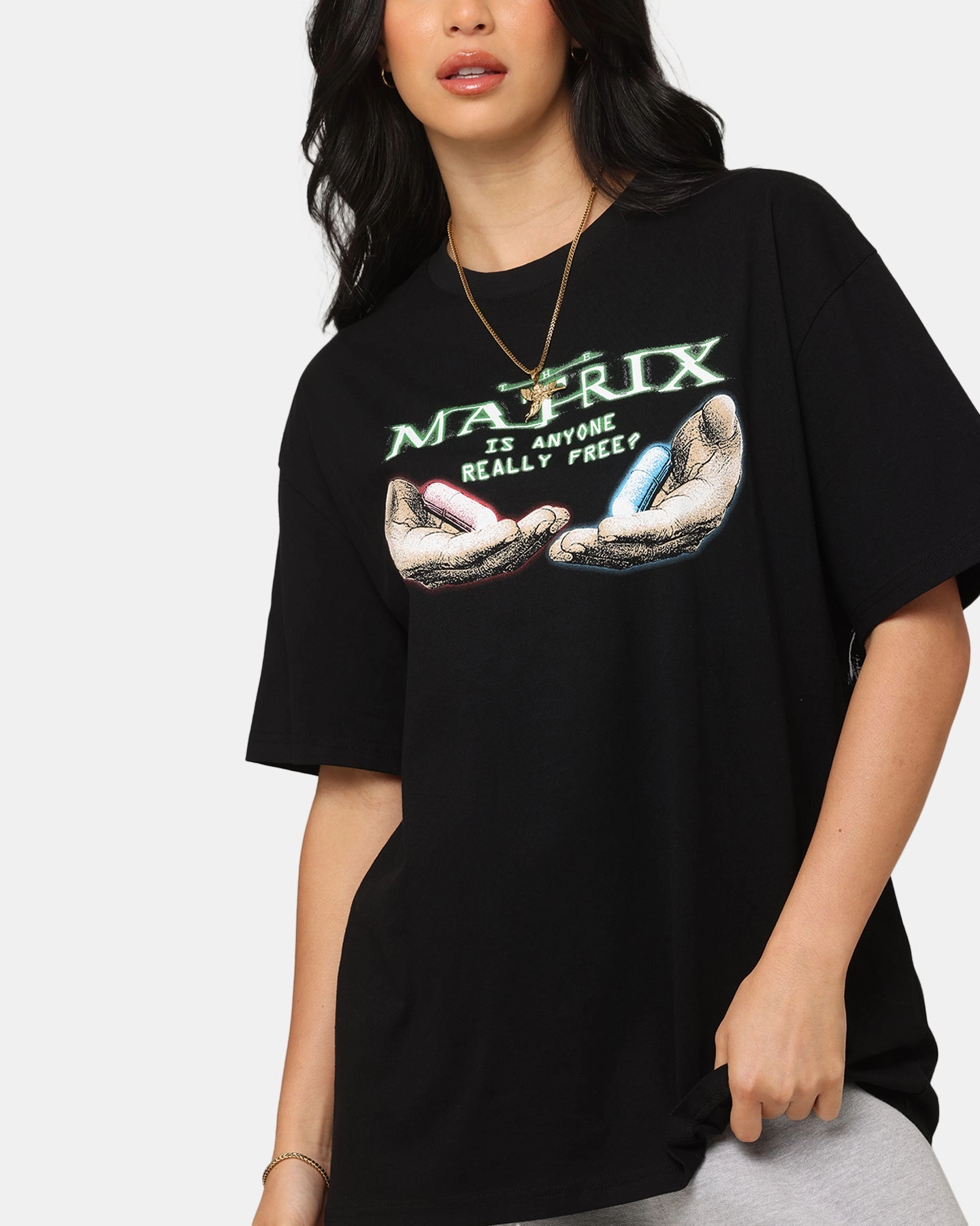 American Thrift X The Matrix Pills Heavy T-Shirt Black
