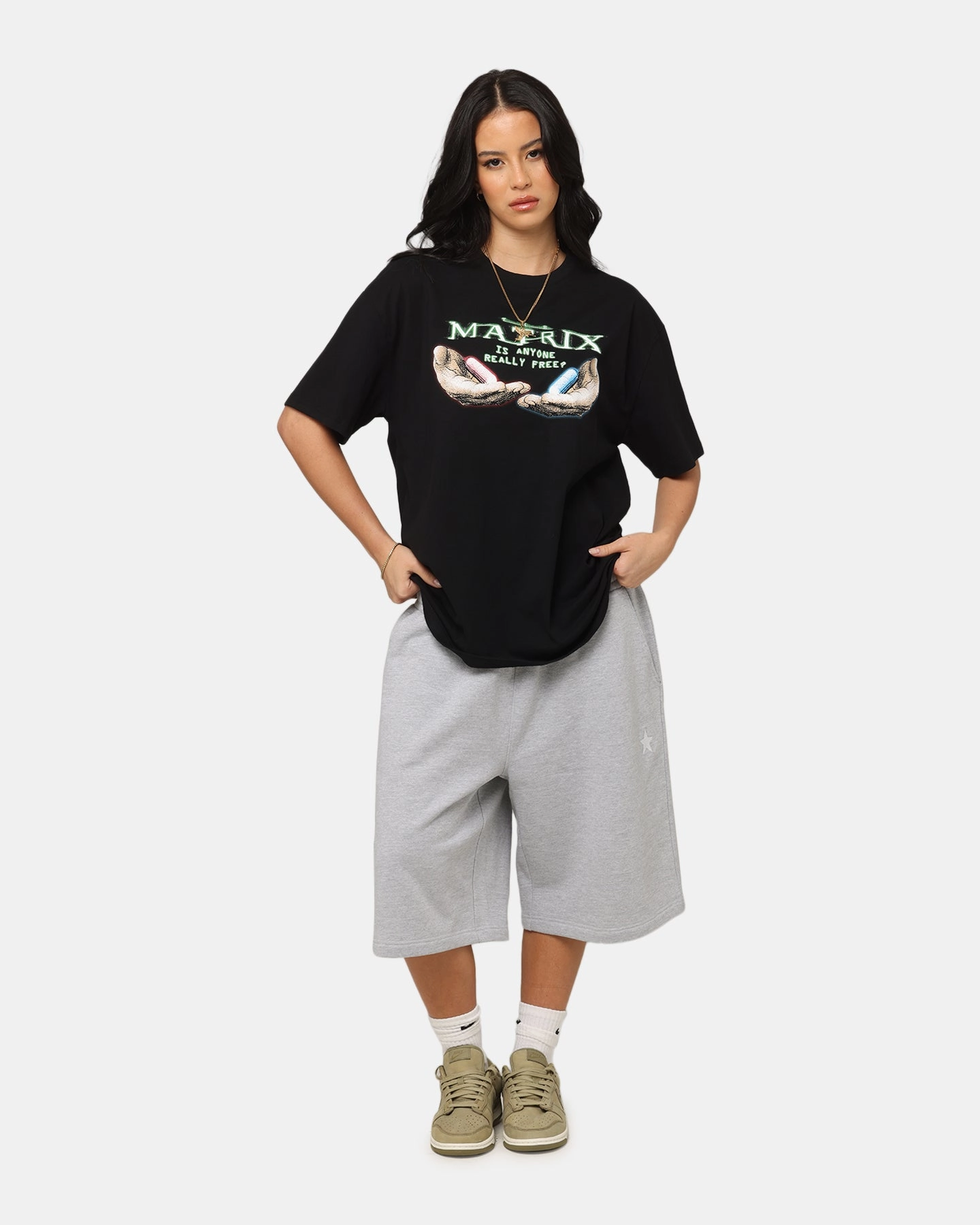 American Thrift X The Matrix Pills Heavy T-Shirt Black