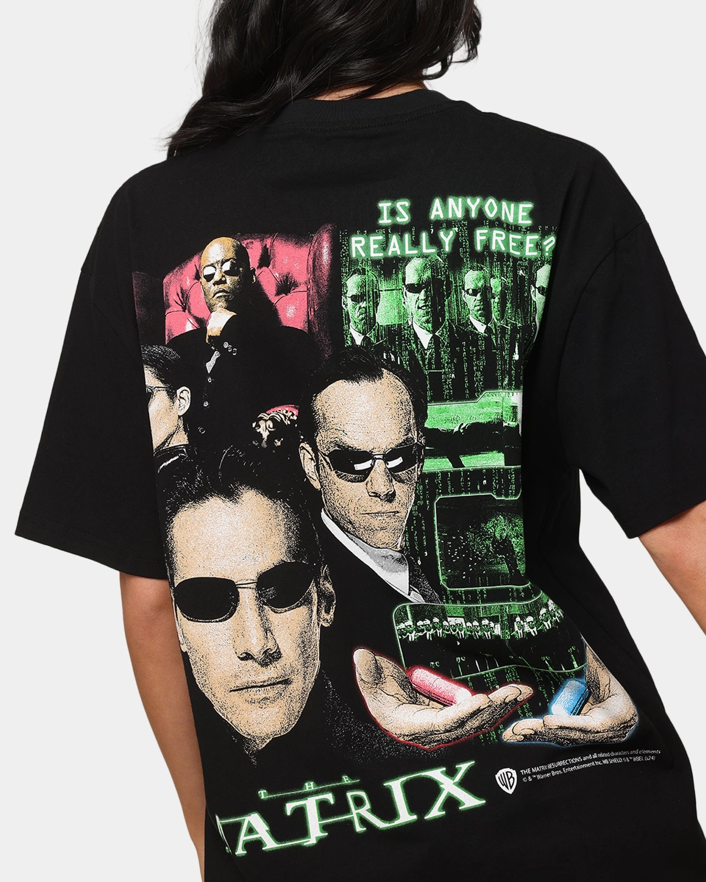 American Thrift X The Matrix Pills Heavy T-Shirt Black