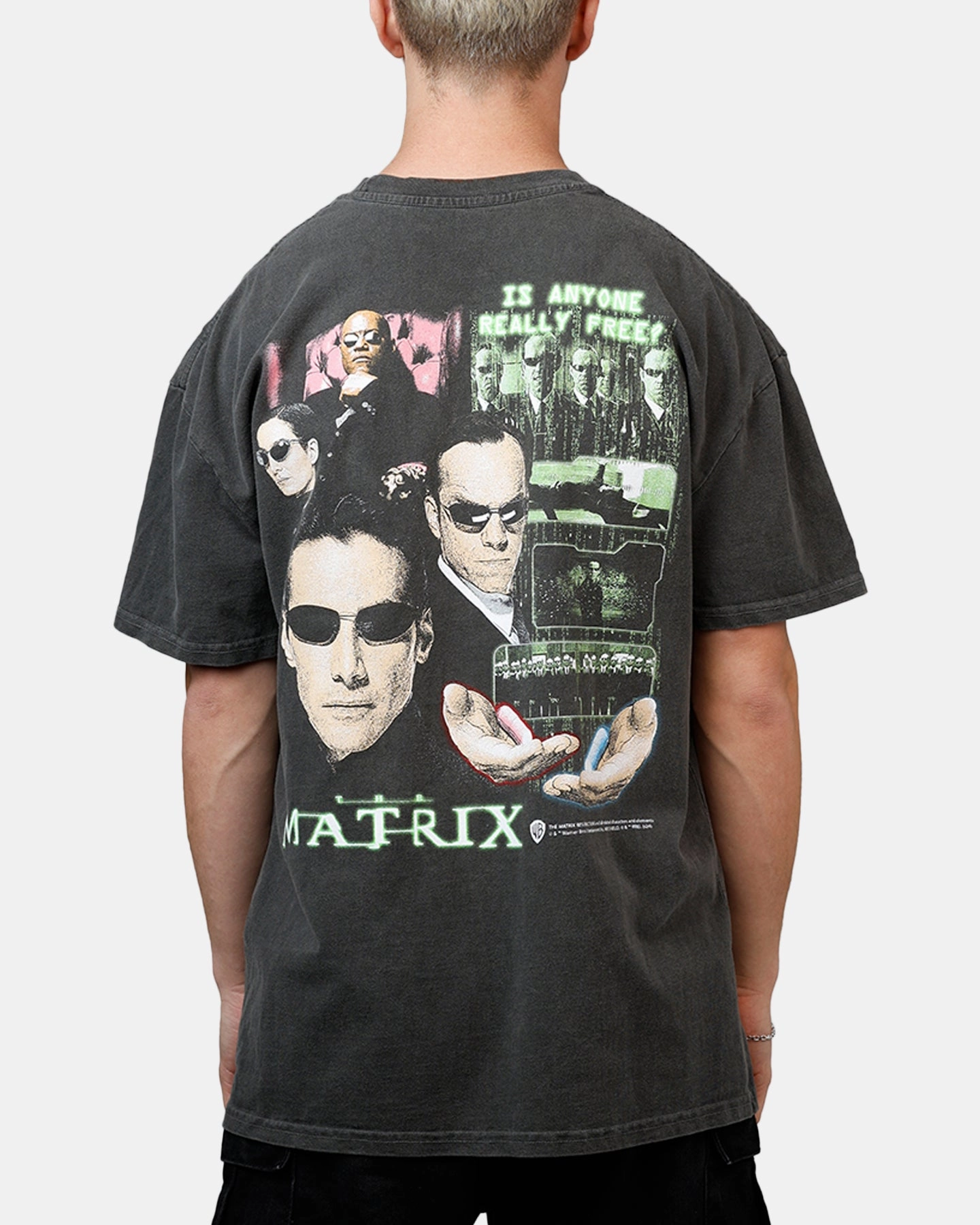 American Thrift X The Matrix Pills Heavyweight T-Shirt Black