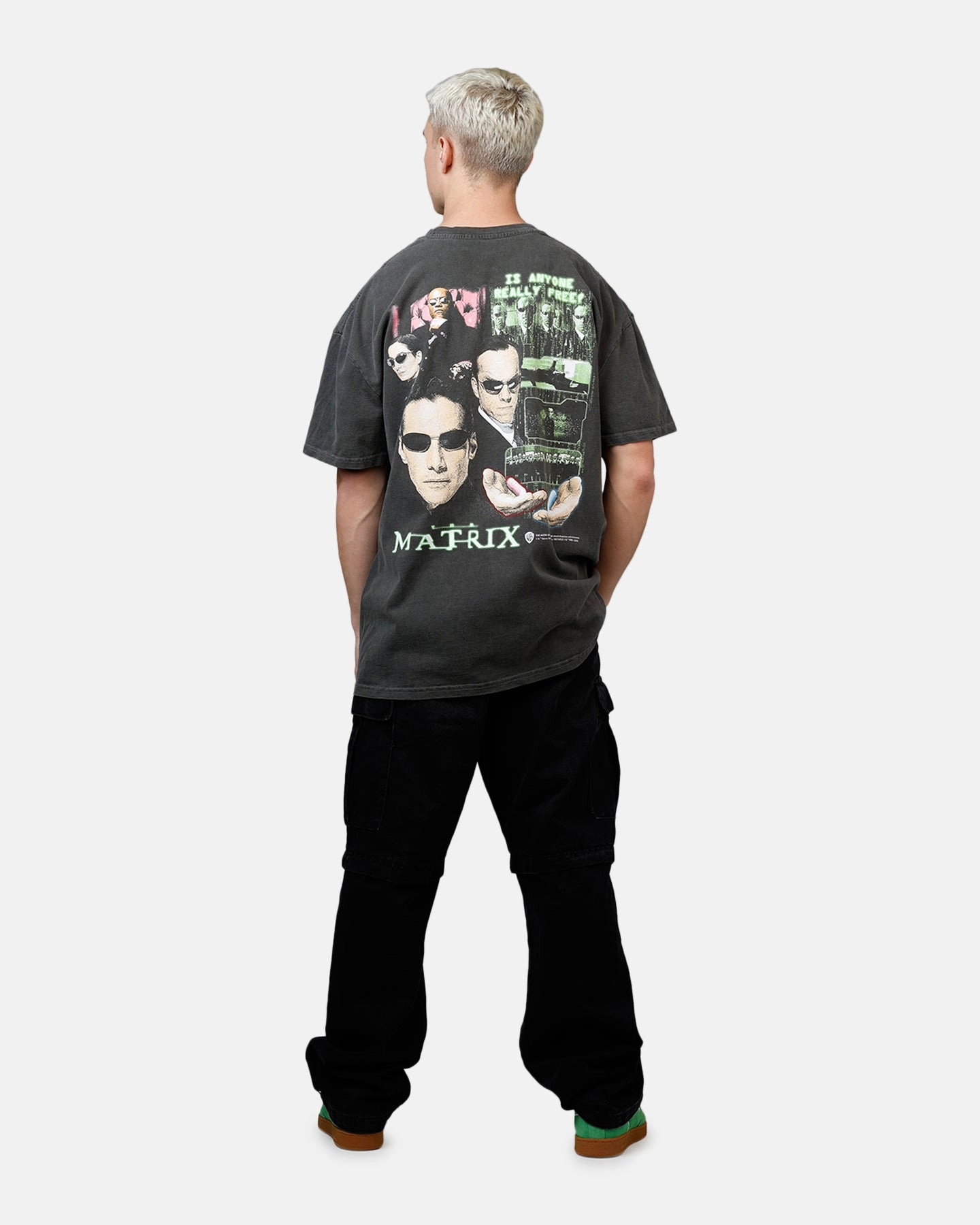 American Thrift X The Matrix Pills Heavyweight T-Shirt Black