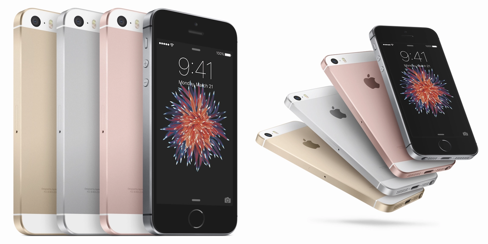 Apple iPhone SE UNLOCKED GSM (AT&T T-Mobile) 4G LTE Smartphone 16GB 64GB 128GB