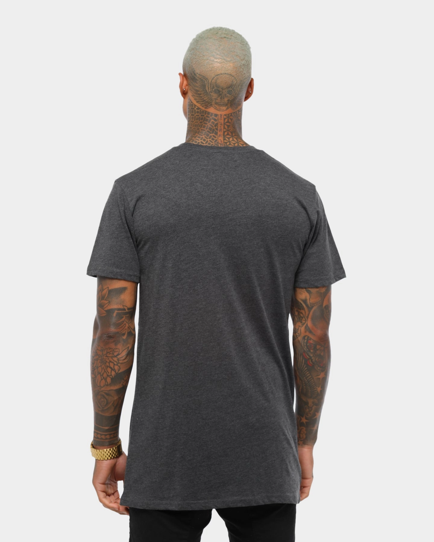 AS Colour Tall Tee Asphalt Marle