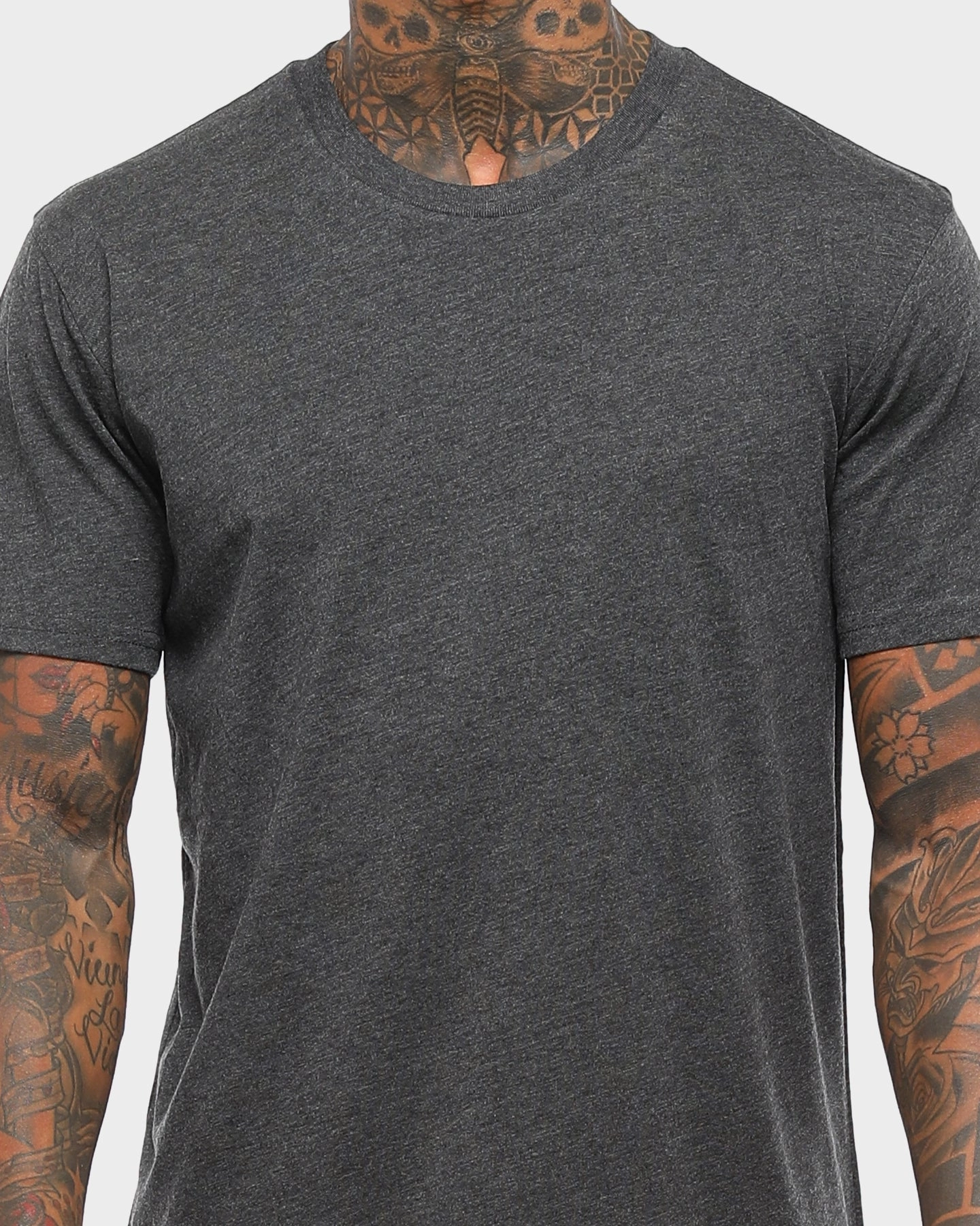 AS Colour Tall Tee Asphalt Marle