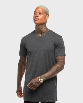 AS Colour Tall Tee Asphalt Marle