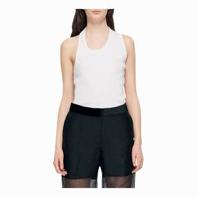 Asymmetric Tank White