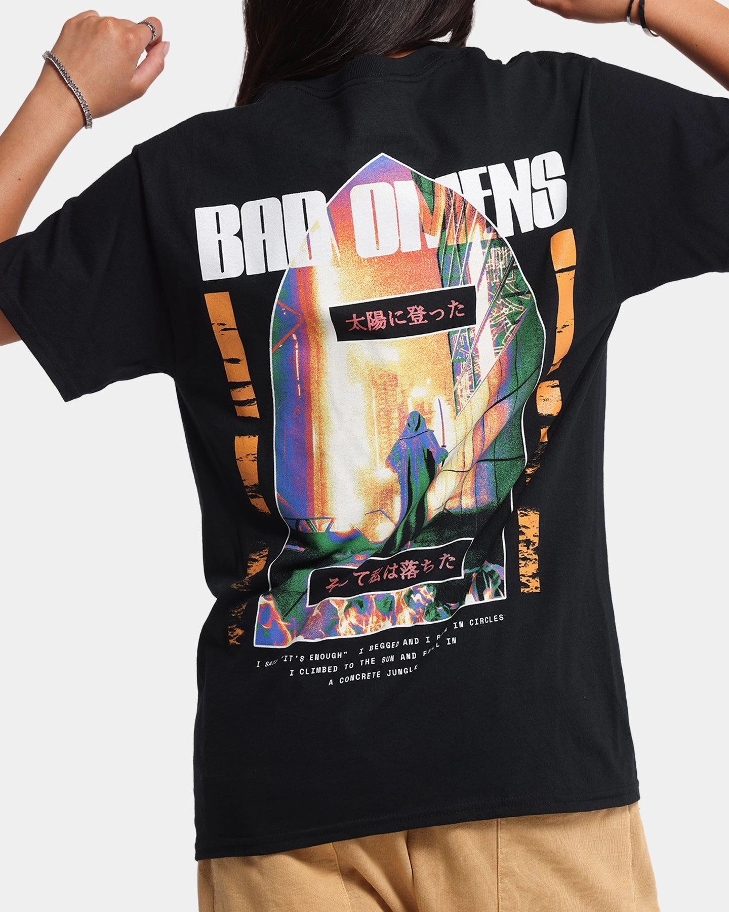 Bad Omens Concrete Jungle T-Shirt Black