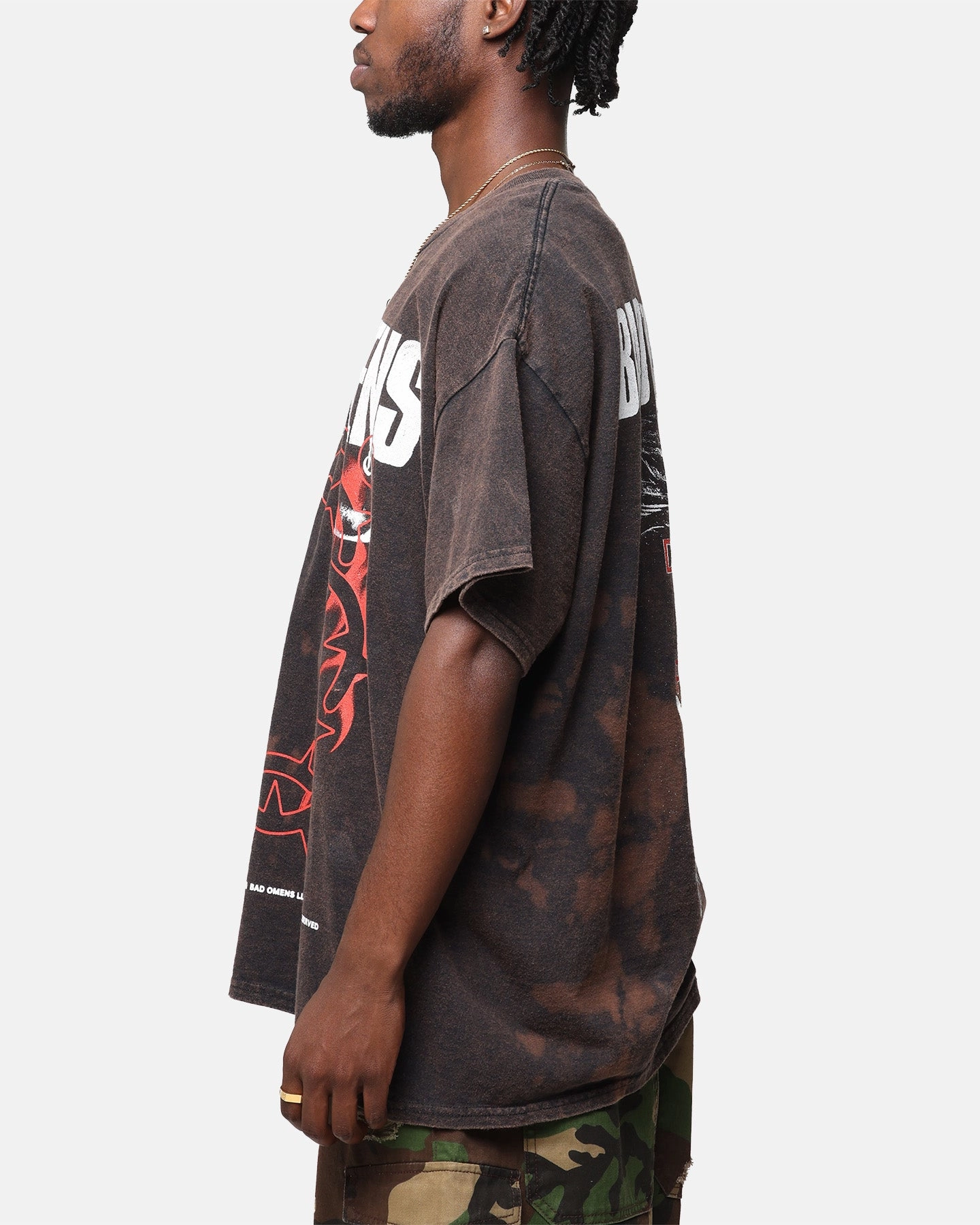 Bad Omens Flame Symbol T-Shirt Black Vintage