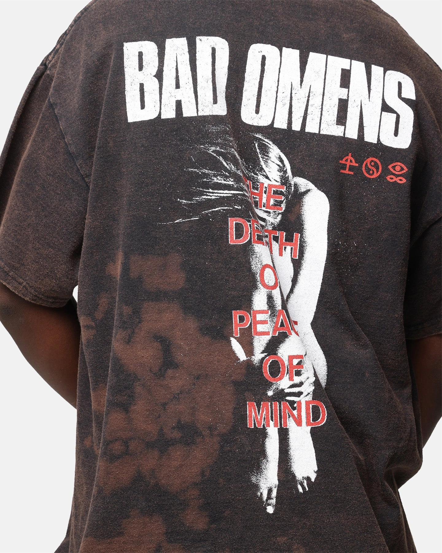 Bad Omens Flame Symbol T-Shirt Black Vintage