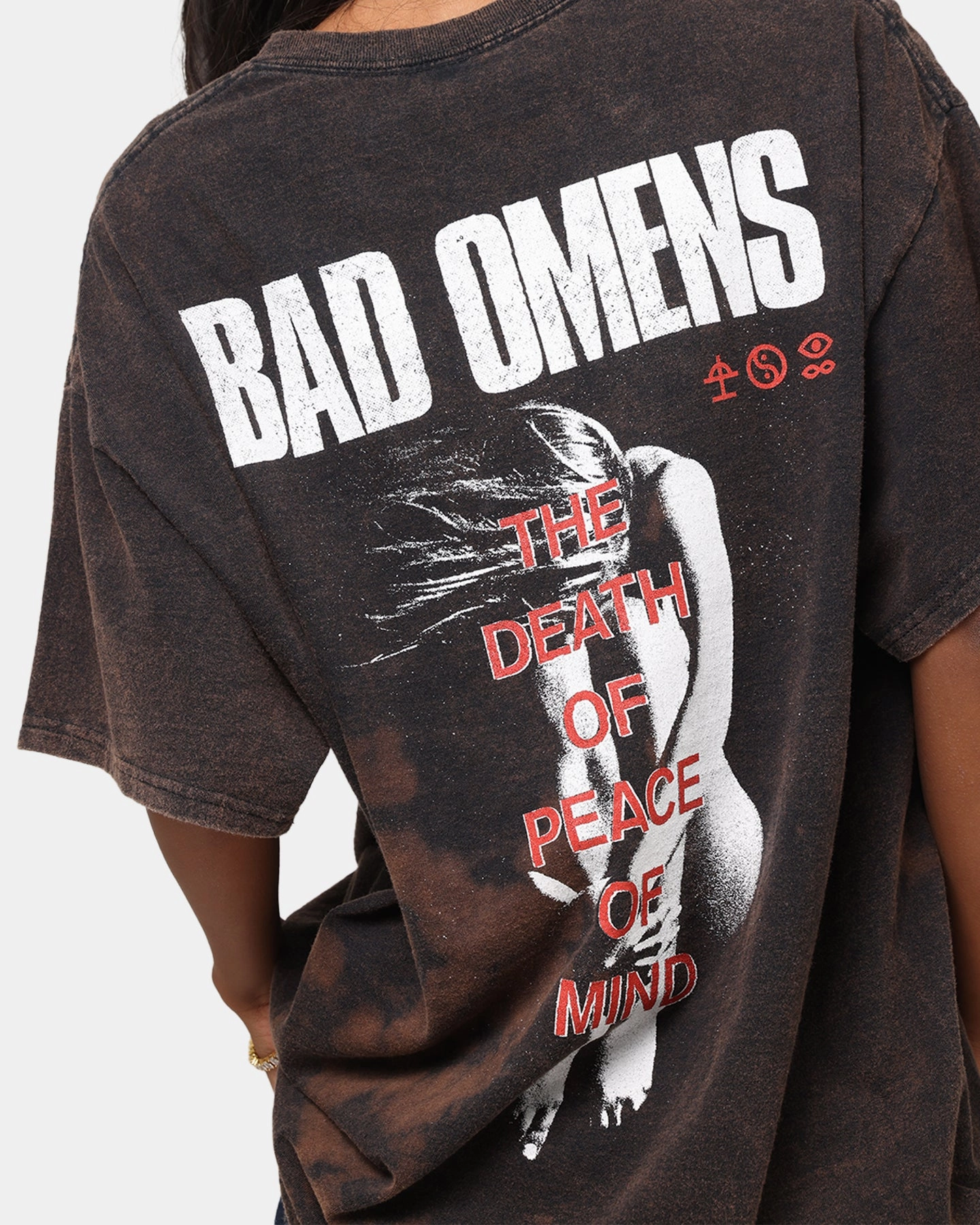 Bad Omens Flame Symbol T-Shirt Black Vintage