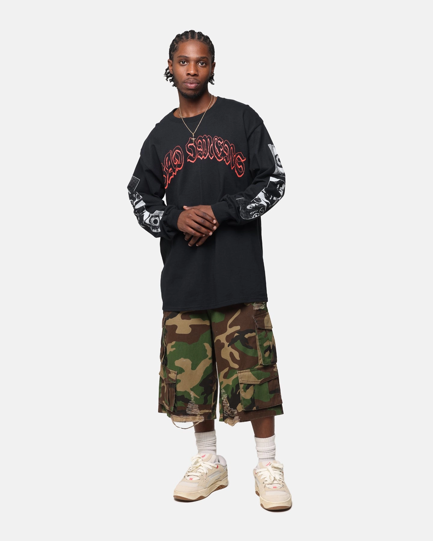 Bad Omens Photo Boxes Long Sleeve T-Shirt Black