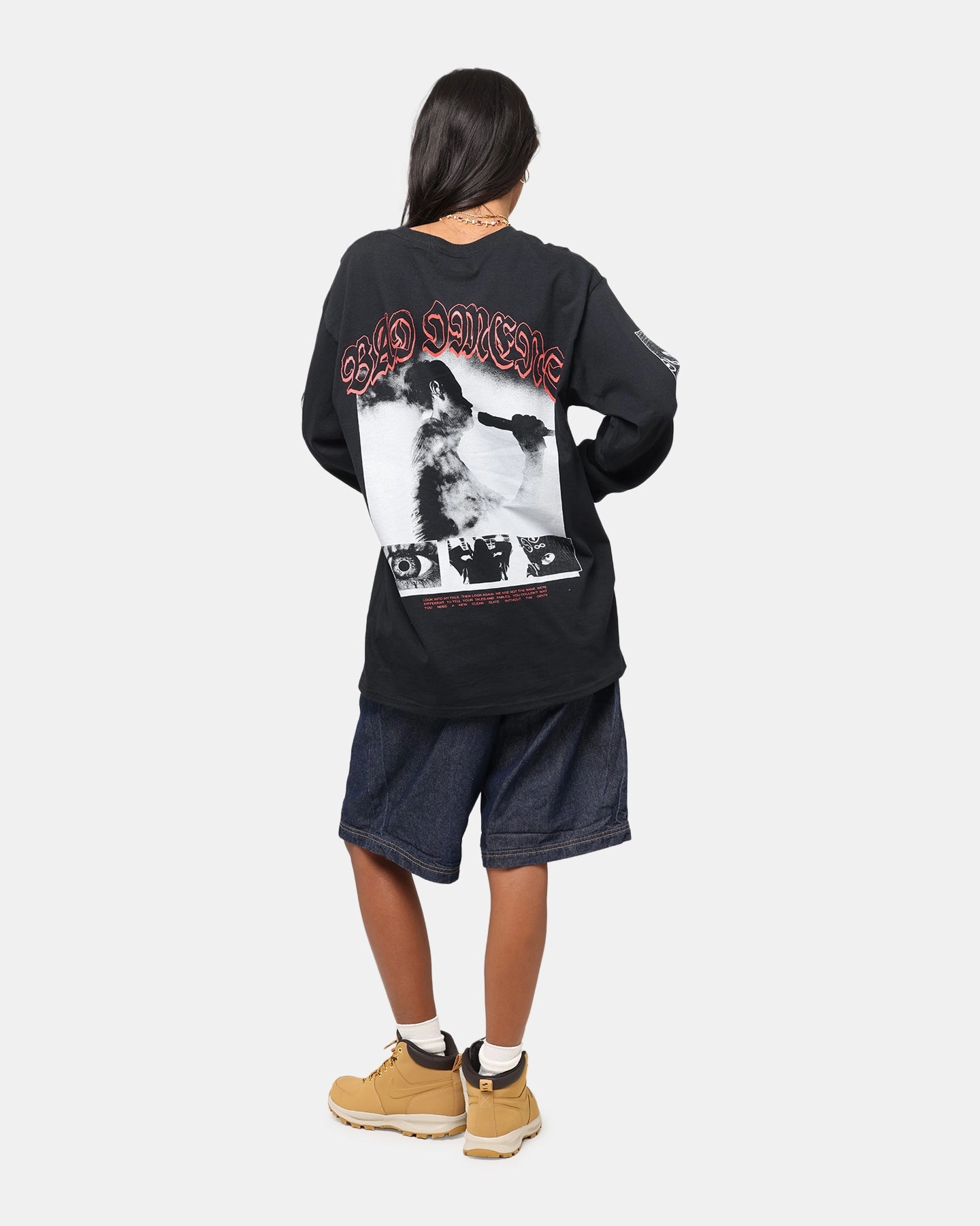 Bad Omens Photo Boxes Long Sleeve T-Shirt Black