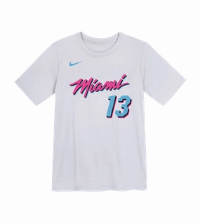 Bam Adebayo Nike Original Vice Name & Number Kids Tee