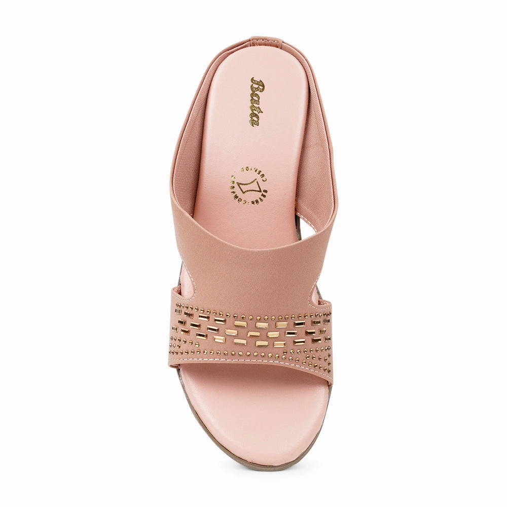 Bata VIOLET lip-On Wedge-Heeled Sandal