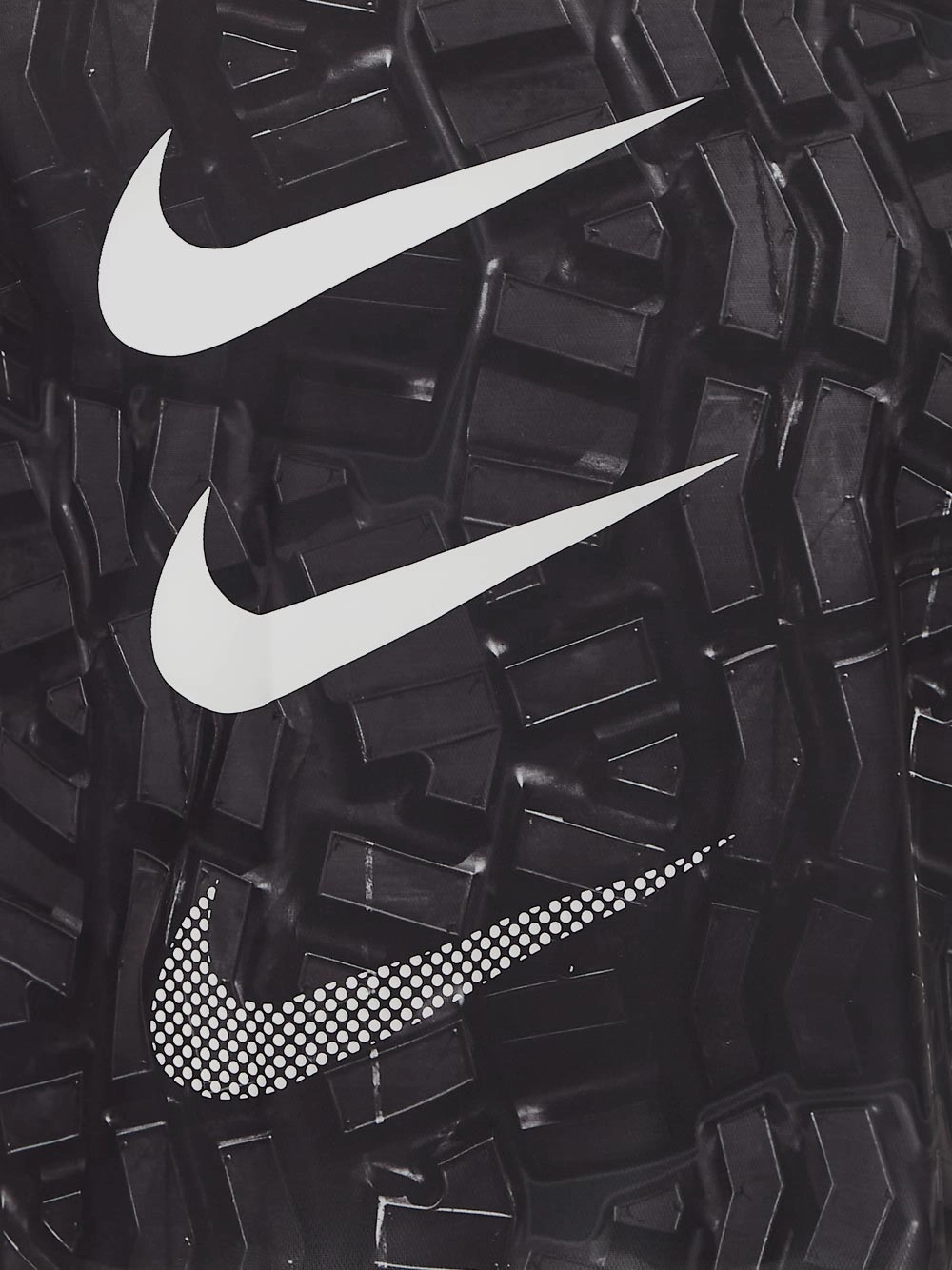 Black Comme des Garçons X Nike Logo Printed Crewneck T-Shirt