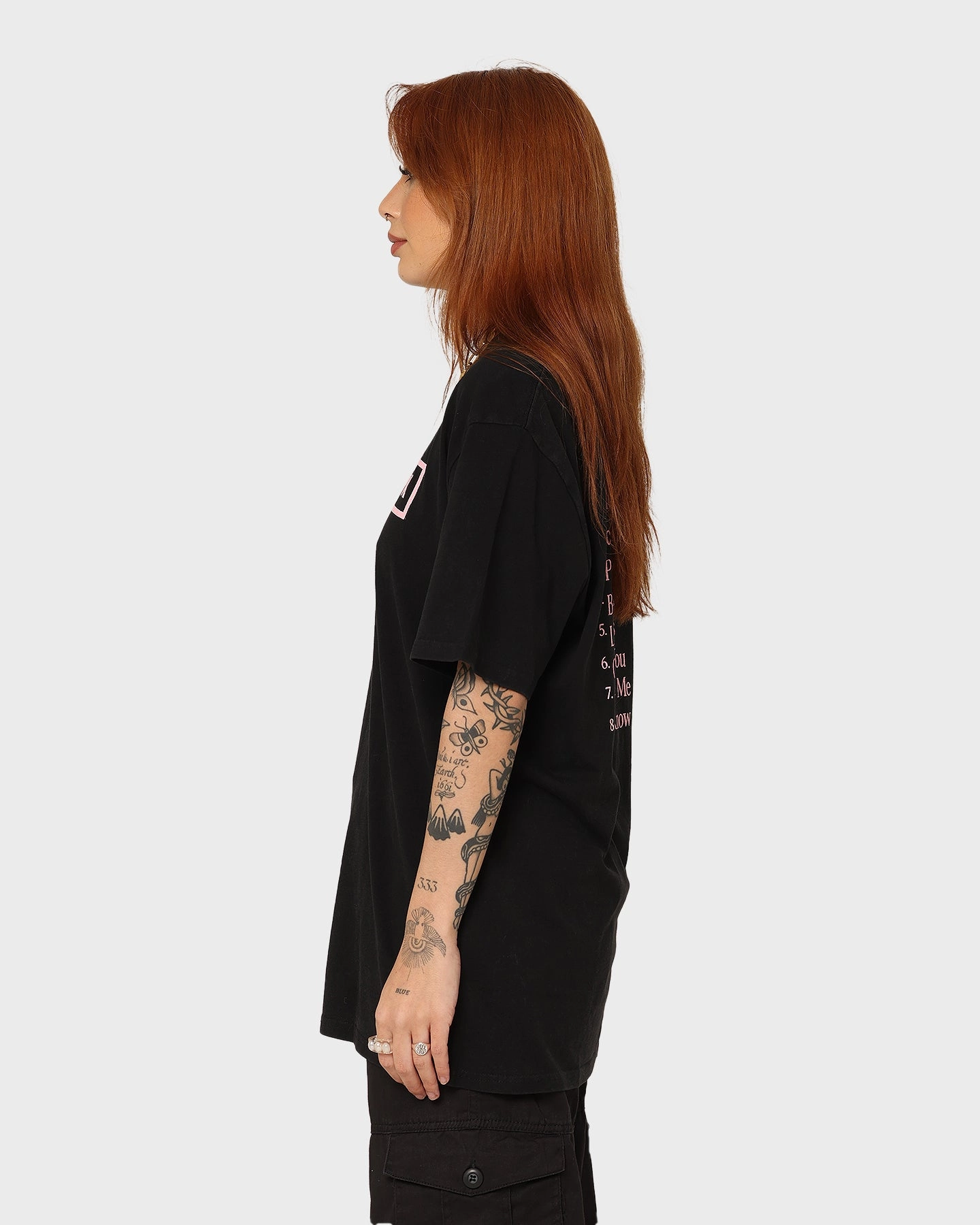 Black Pink Black Pink Album T-Shirt Washed Black