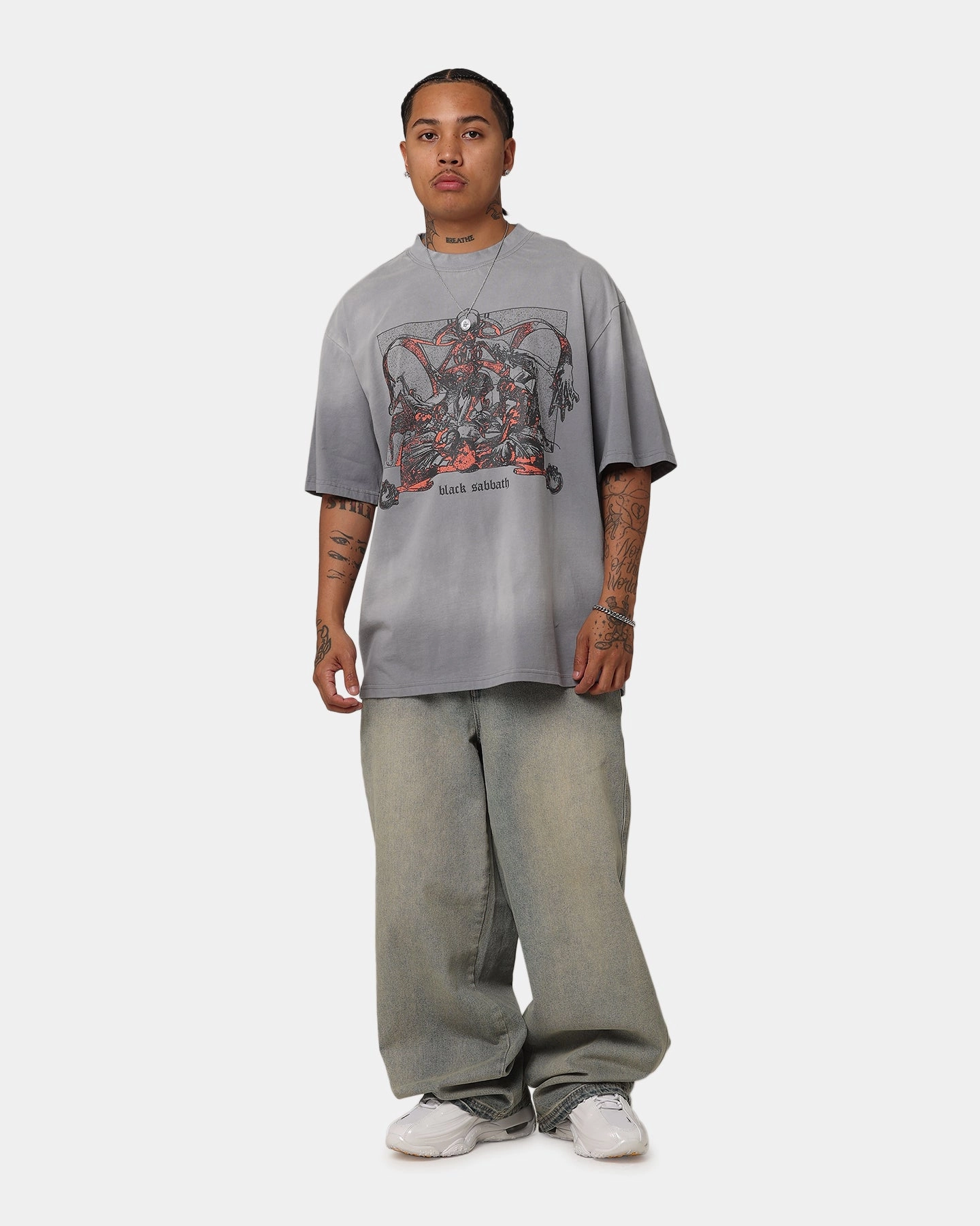 Black Sabbath Bloody Sabbath T-Shirt Washed Grey