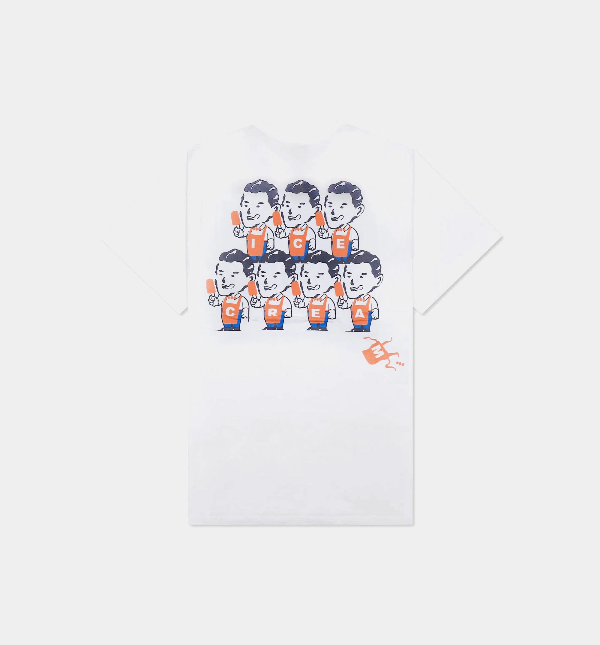 Bobble Short Sleeve Tee Mens T-Shirt - White