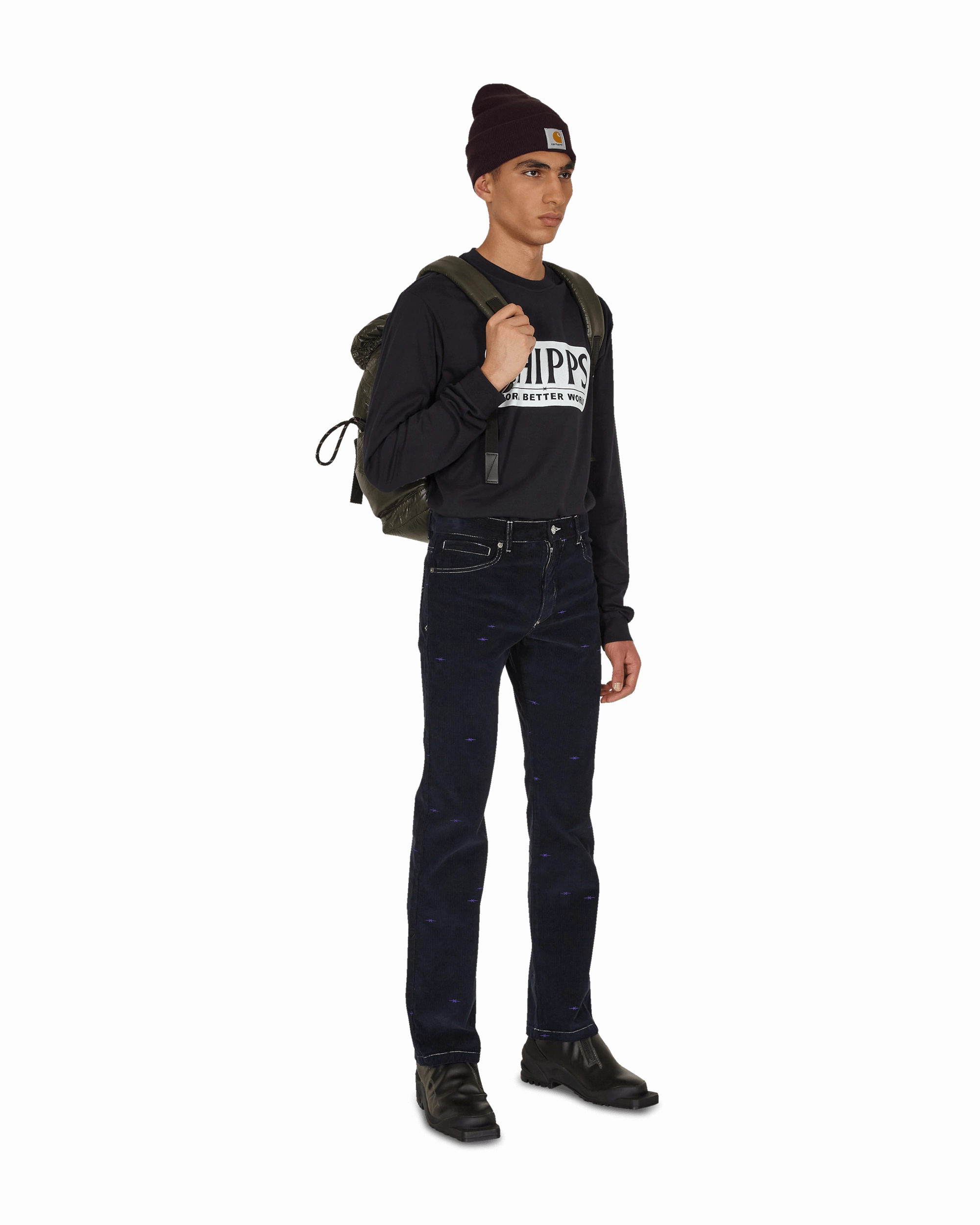 Boot Cut Pants Blue