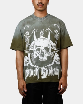 Bravado Black Sabbath Hem T-Shirt Washed Black