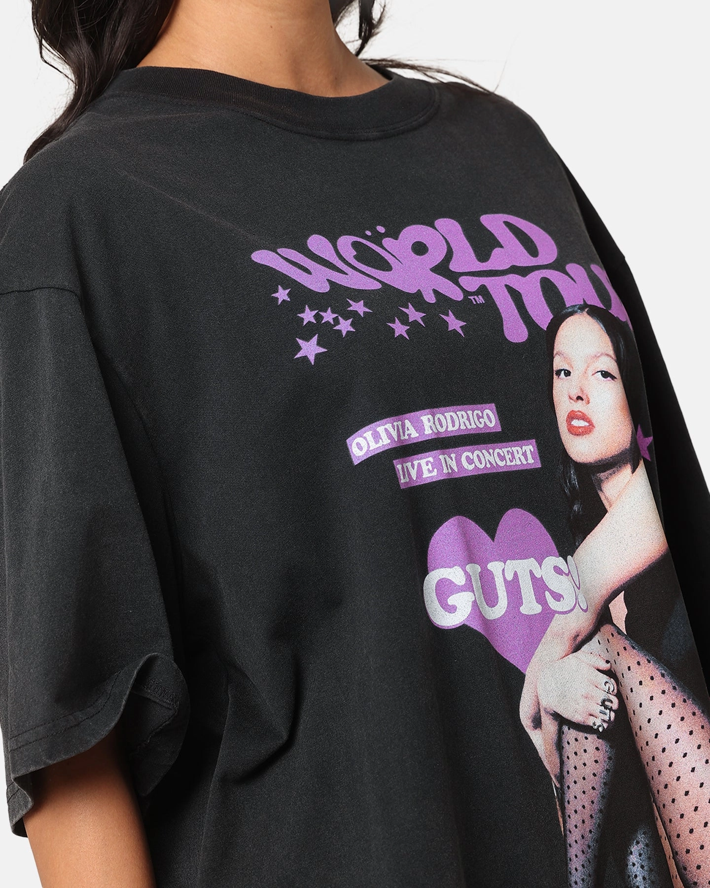 Bravado Olivia Rodrigo Guts T-Shirt Washed Black