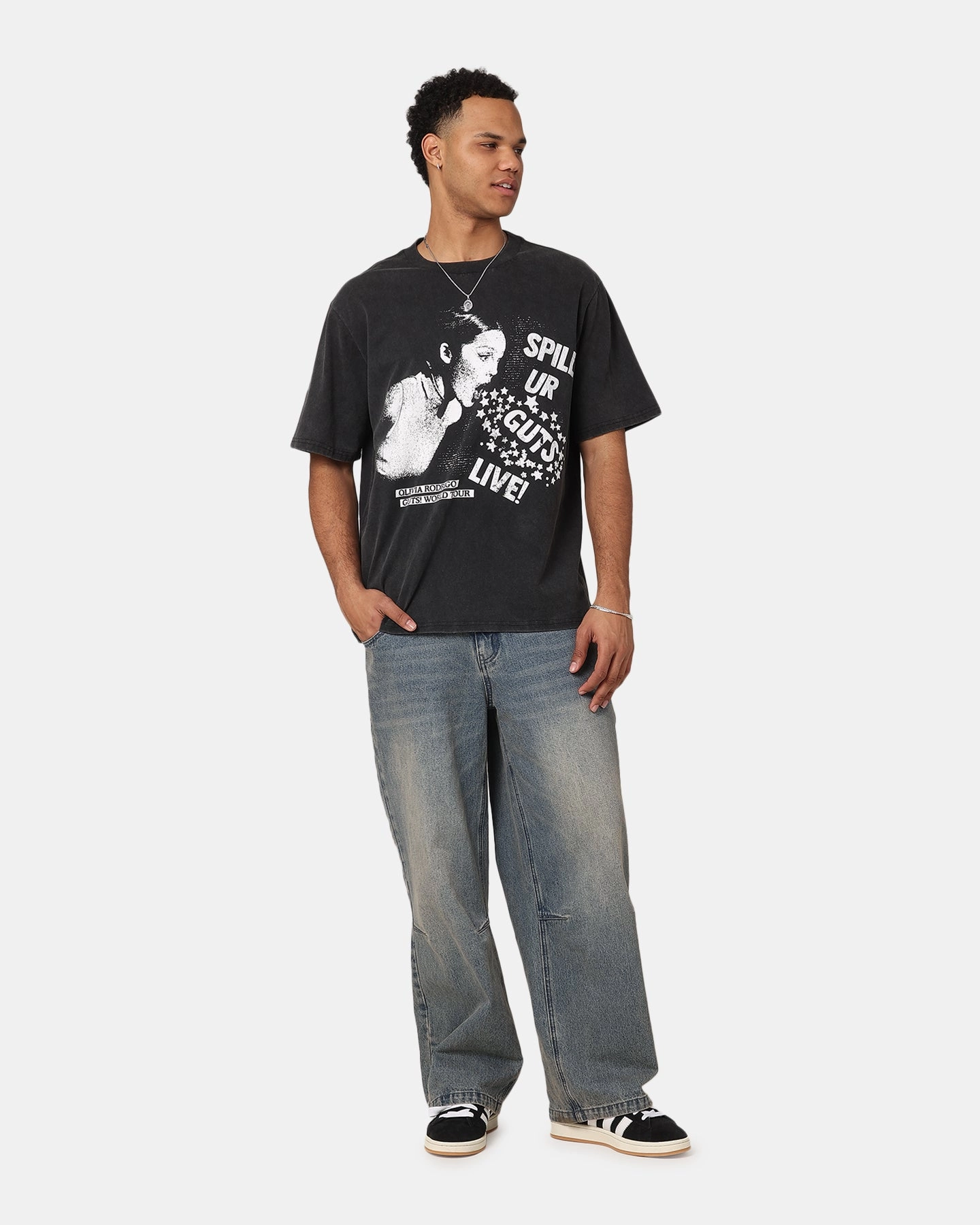 Bravado Olivia Rodrigo World Tour T-Shirt Washed Black