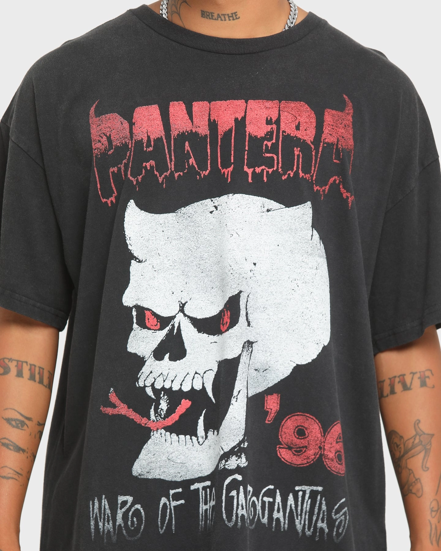Bravado Pantera '96 Short Sleeve T-Shirt Black