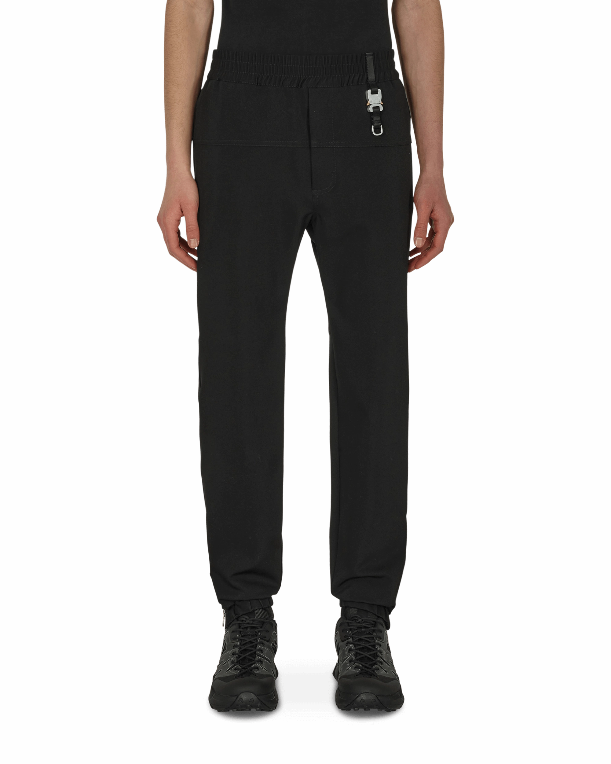 Buckle Track Pants Black