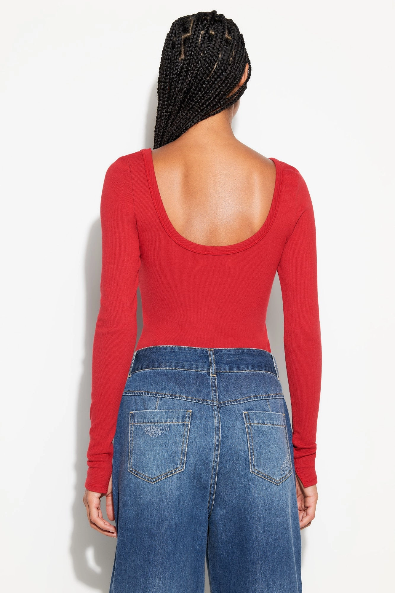 Chrissie Rib L/S Top