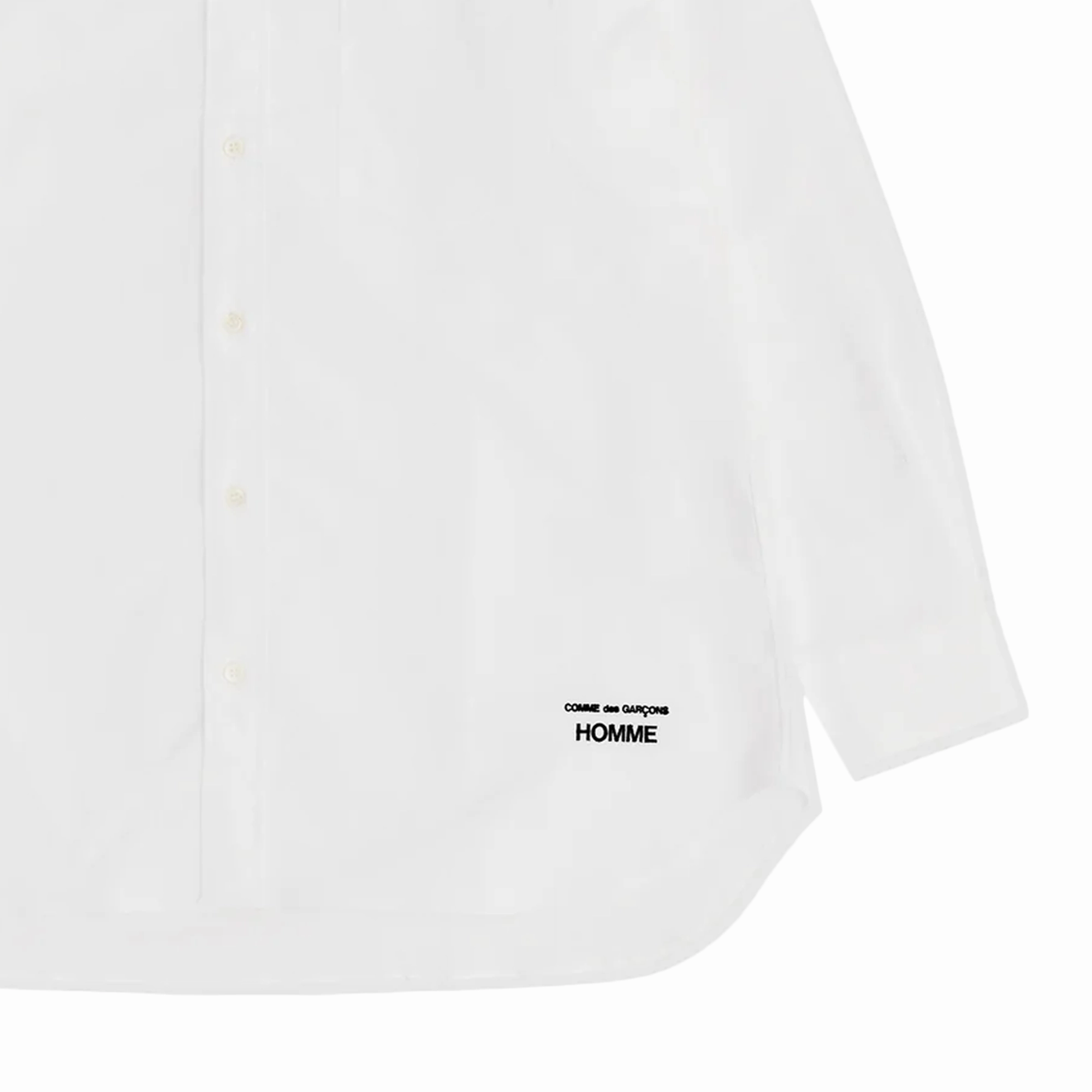 Comme des Garcons Homme Cotton Broad Shirt HO-B102-051 White