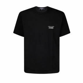 Comme des Garcons Homme Cotton Jersey Garment Print T-Shirt HO-T101-051 Black